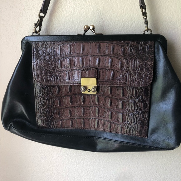 Preston & York Handbags - Preston & York brown and black purse